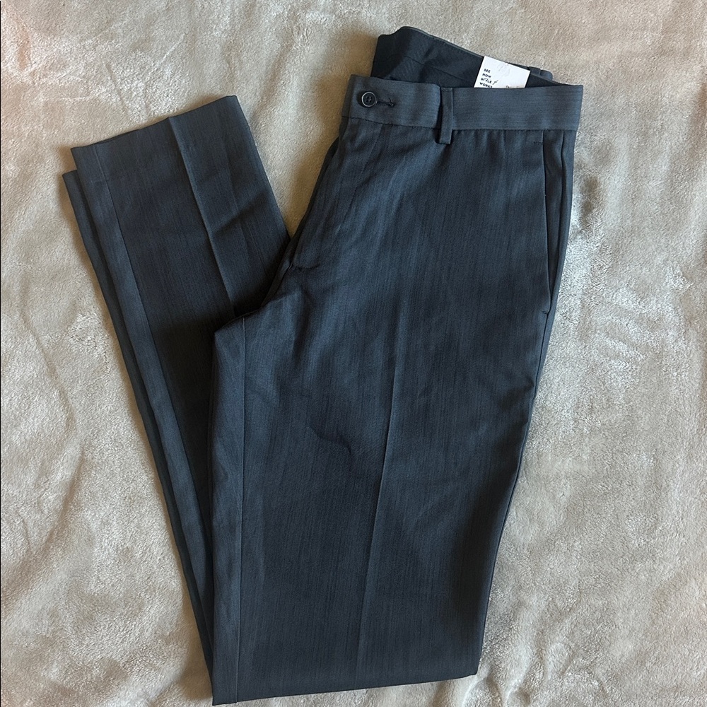 Apt. 9 Charcoal Extra-Slim Fit Dress Pants
